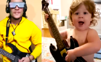 A toddler armed with nothing more than a guitar and a diaper broke out into a heart-capturing rendition of "You Are Sunshine." TODAY's Hoda Kotb has the Morning Boost.,